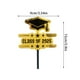 thumbnail image 4 of 5 Piece Set of Black and Gold Glitter 2025 Graduation Hat Paper Cupcake Decorations for The Class of 2025 Graduation Hat Acrylic Cake Card Selection for The Class of 2025 Graduatio, 4 of 8