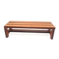 thumbnail image 2 of SPRING PARK 1/12 Miniature Doll House Wooden Bench Long Chair DIY Garden Landscape Decor, 2 of 5