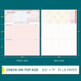 thumbnail image 2 of High Security Check Paper - 50 Count, Blank Business Checks on Top with Artificial Watermarks, Anti-Fraud, Compatible with QuickBooks, Check Stock Paper Printable with Laser & Inkjet - Red/Blue Mazed, 2 of 7