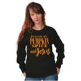 thumbnail image 4 of Fueled by PSL and Jesus Cute Fall Women Plus Size Sweatshirt Brisco Brands 2X, 4 of 6