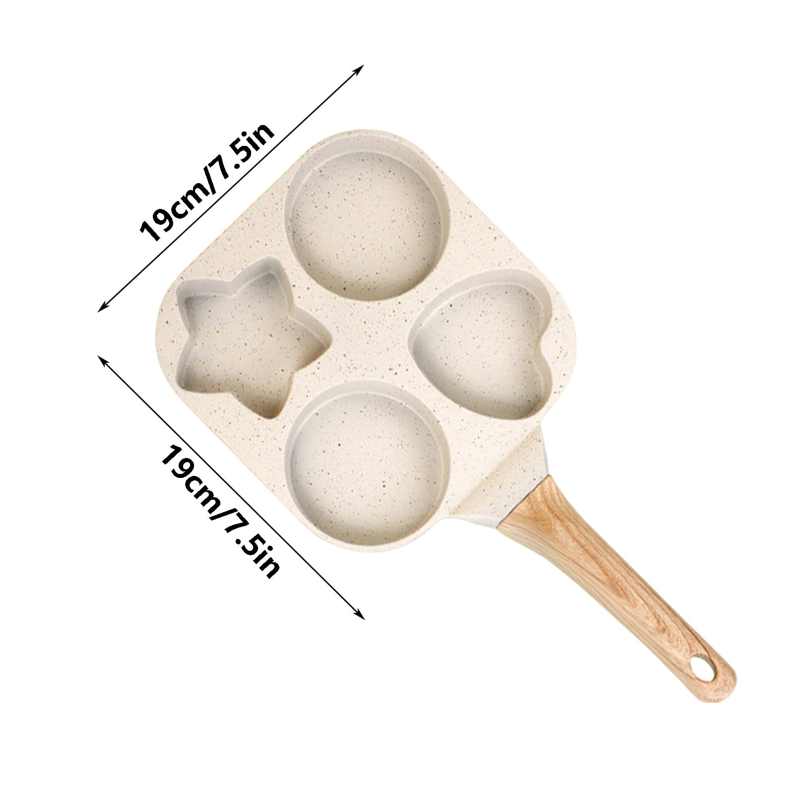 Universal Induction Omelette Pan Non Stick Egg Hamburger Frying Pan With Thickened Flat Bottom