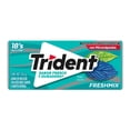 thumbnail image 1 of Goma de mascar Trident Fresh Mix sin azúcar sabor menta con eucalipto 18 pzas, 1 of 4