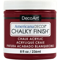 DecoArt Americana Decor Chalky Finish Paint, 8 oz., Rouge