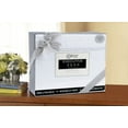thumbnail image 2 of Wrinkle-Resistant 2-Line Embroidery Microfiber Sheet Set - Full, White, 2 of 2