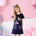 thumbnail image 3 of VIKITA Girl Dress Short Sleeve Cotton Dresses for Kids SH4779 7-8 Years, 3 of 6