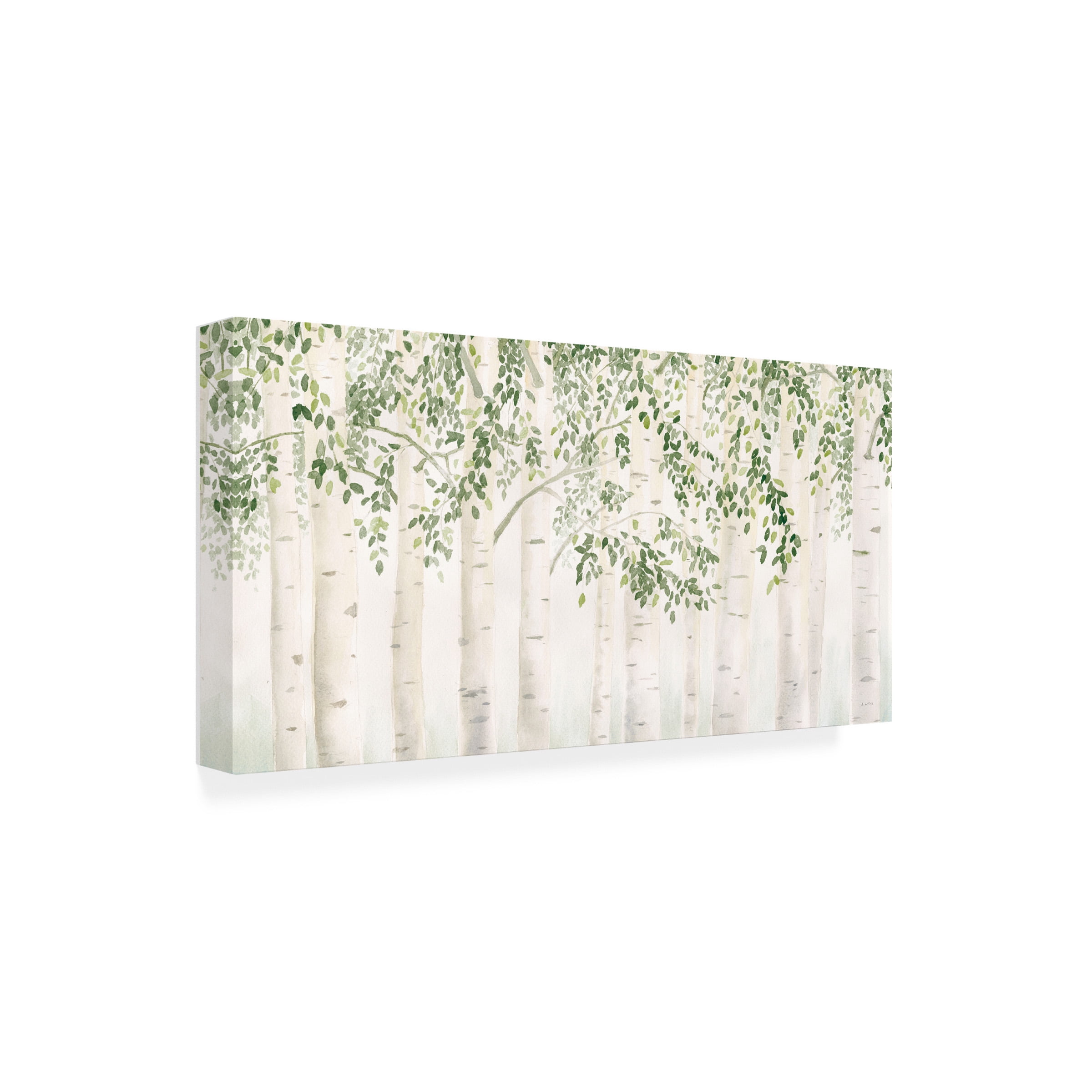 James Wiens 'Fresh Forest Green' Canvas Art