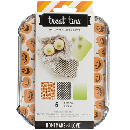 Homemade With Love Food Craft Tins Small 3/Pkg-Halloween