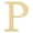 P, variant on Acrylic Mirror Letter Wall Sticker, Reflective & DIY Combo, 10cm Medium Size, for Living Room, Bedroom, Office Decoration