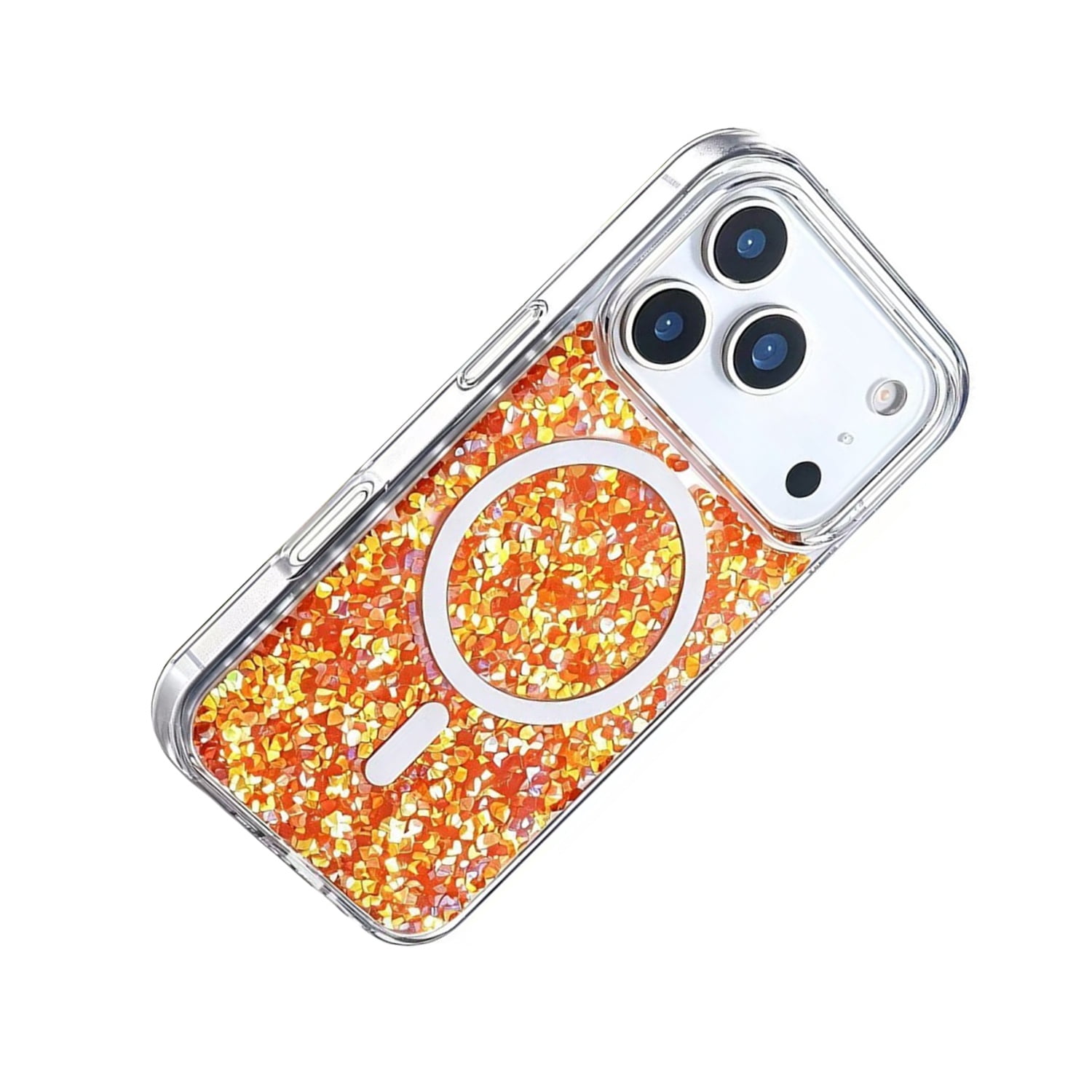 Magsafe Glitter Case for iPhone 17 Pro - Orange