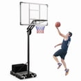 thumbnail image 1 of Gymax Portable Basketball Hoop System 4.9-10 FT Adjustable w/ Weight Bag Wheels Outdoor, 1 of 10