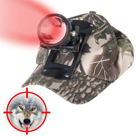 Kohree 3W LED Red Light Cap Hunting Headlight for Coon Predator Coyote Fox