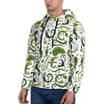 thumbnail image 2 of Hoodies for Men - Bohemian Gecko Lizard Green Long Sleeve Comfrt Men'S Fashion Hoodies & Sweatshirts, Sweatshirts for Men Hoodies Pullover Clothing Clothes with Pouch, 2 of 7