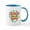 White/Blue Inside, variant on CafePress - Line Dancing Sparkles Mug - 11 oz Ceramic Mug - Novelty Coffee Tea Cup