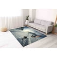 thumbnail image 2 of Snowboard Rugs, Snow Landscape Rug, Office Rugs, Motivational Rug, Hallway Rug, Non-Slip Carpet, Pet Friendly Rug, Salon Rug, 3.3'x5' - 100x150 cm, 2 of 8