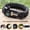 black, variant on 5-in-1 Outdoor Survival Bracelet 7-Core Adjustable Paracord Compass Whistle Fire Starter Aluminum Cutting Knife