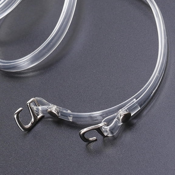 SEWOART 1Pair Adjustable Clear Shoe Straps for Stable Fit on Loose Or High Heel Shoes
