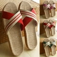 thumbnail image 4 of CaiJunJia Women's Sandals Summer Linen Weaving Beach Slippers Skidproof Vacation Cute Beach Straw Raffia Sandals, 4 of 5