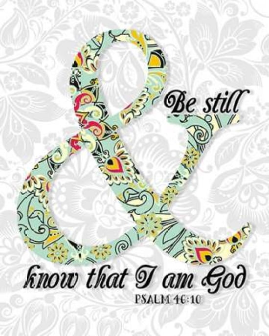 Be Still Psalm Canv