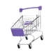 thumbnail image 5 of Mini carrito de compras, carrito de supermercado, carrito de mano, miniatura para juegos de rol, pequeño supermercado Púrpura, 5 of 9