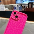thumbnail image 4 of Compatible with iPhone 14 Case,Cute Cheetah Print Pattern Design,Soft TPU Slim Girly Leopard Phone Case Bumper Shockproof Protective Cover for Women Girls 6.1inch-Hot Pink, 4 of 12
