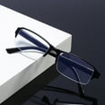 thumbnail image 1 of 12 Packs Unisex Rectangular Half Frame Blue Light Blocking Reading Glasses for Gaming Computer +1.00, 1 of 6
