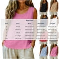 thumbnail image 4 of Tank Tops for Women Solid Color Sleeveless Crew Neck Trendy Casual Dressy Pullover Shirt Workout Blouses, 4 of 7