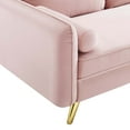 thumbnail image 6 of Modway Revive Performance Velvet Sofa in Pink, 6 of 9