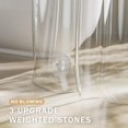 thumbnail image 3 of AmazerBath Shower Curtain Liner, 100% EVA Silky Soft Clear Heavy Duty Shower Curtain and Liner 2-in-1, 72x72 Luxury Plastic Weighted Bathroom Shower Liner, 12 Rustproof Grommets & 3 Heavyweight Stones, 3 of 9