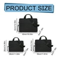 thumbnail image 3 of Kjfeif 13-14 Inch Laptop Sleeve Shoulder Bag Notebook Chromebook Computer Carrying Case Compatible with 15.6 inch Thin Laptop Shoulder Bag Business Briefcase, 3 of 9