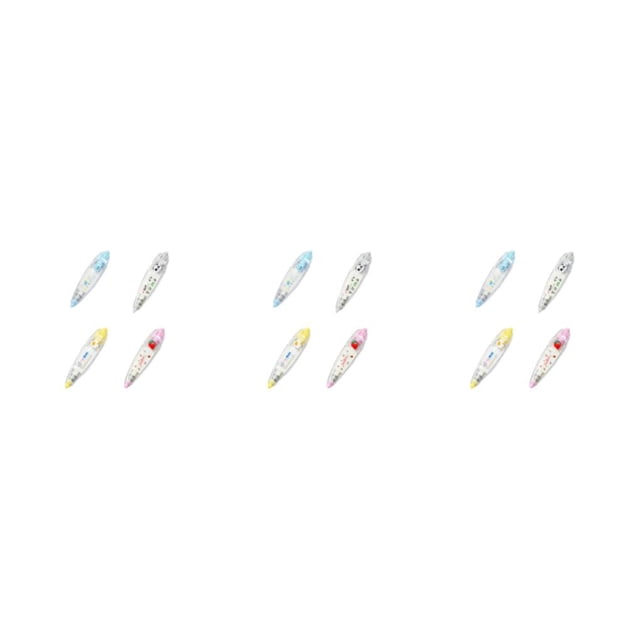 Guardoinrt 4pcs Convenient And Safe Odorless Pen Corrector Tape For Scrapbooking Versatile As Shown 3Set