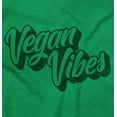 thumbnail image 2 of Vegan Vibes Vegetarian Lifestyle Unisex Plus Fleece Graphic Sweatshirt Brisco Brands 2X, 2 of 5