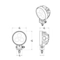 thumbnail image 5 of 3 High Power LED Round Compact Work Spot Light Truck Tractor RV Trailer, 5 of 5