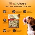 thumbnail image 5 of Pork Chomps Premium Dog Treats, Crunchy, Bacon and Chicken Flavor, 4 in, 12 ct, 5 of 8