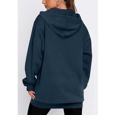 Women's Oversized Sherpa Zip-Up Hoodie - Fleece Open Front Jacket With Pocket, Warm Winter Coat