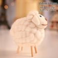 thumbnail image 4 of Christmas Wool Felt Doll Sheep Ornament Gifts Party Mall Window Table Decor, 4 of 5