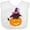 AA-White, variant on Inktastic Halloween Cat, Black Cat, Witch Hat, Pumpkin Boys or Girls Baby Bib