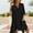Black, variant on Women Shirt Dress Swimsuit Cover up Oversized Button Down Lightweight Fashion Beachwear Bikini Swimwear Summer Bathing Beach Activity Casual Short Sleeve Coverups