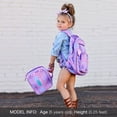 thumbnail image 2 of Mochila mibasies para niñas de primaria de 5 a 8 años con forma de sirena, 2 of 8