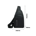 thumbnail image 2 of 100Fens Sling Multi-Layer Backpack Crossbody Bag Travel Hiking Backpack Chest Bag With Front Pocket Usb Charging Port Lightweight Casual Shoulder Bag, 2 of 6