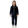 thumbnail image 4 of Kogui Kids Pjs Kids' Lightweight Pajama Set - for Spring & Fall Size 10-11 Years (Navy,10-11 Years), 4 of 9