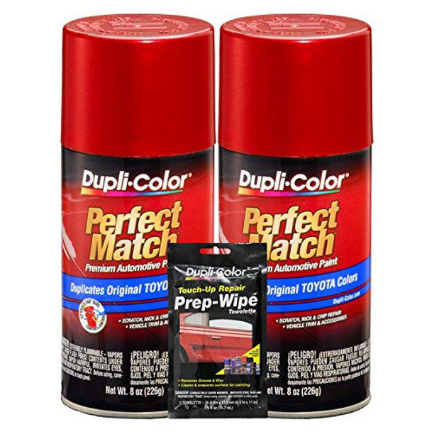 Dupli Color Bty1609 Exact Match Automotive Paint Matches Toyota Red Pearl 8 Oz Bundles Prep Wipe 3 Items Walmart Com Walmart Com