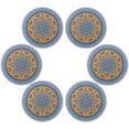 thumbnail image 3 of GZHJMY Unique Mandala Round Placemats Durable Non-Slip Heat and Stain Resistant Placemat for Kitchen Table Decoration Outdoor BBQ Activities(1PCS) Table Mat, 3 of 7