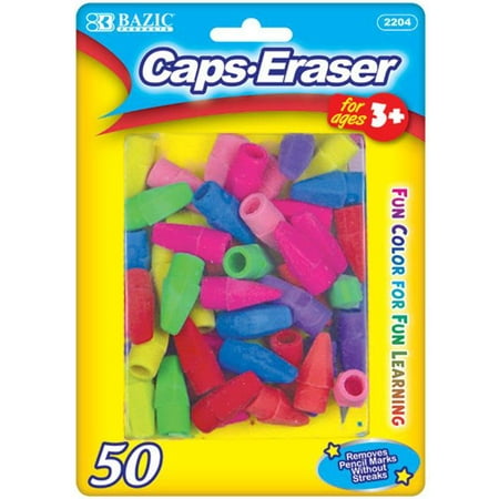 Bazic Neon Eraser Top (50/Pack)