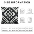 thumbnail image 5 of GOSMITH  Decorative Geometric Throw Pillow Covers - Modern Pattern Square Pillow Cushion Case for Sofa Couch Bed Home Outdoor Car, 5 of 5