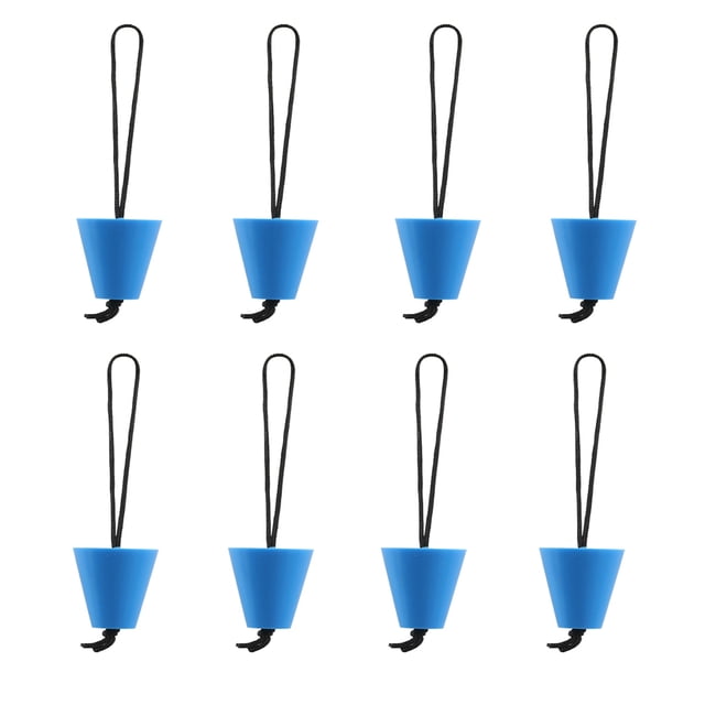 Kenally Tapón de drenaje de 8 piezas, tapón de agua, tapones de desagüe para Kayak para canoa de barco Bombillas para automóviles Azul Kenally VI002437-01