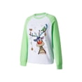 thumbnail image 3 of VISgogo Mujer Primavera Otoño Casual Pullover Manga Larga O Cuello Deer Print Patchwork Sudadera VISgogo moda, 3 of 9