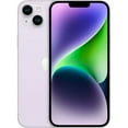 thumbnail image 1 of Restored Apple iPhone 14 Plus Fully Unlocked Purple 128GB Excellent (Refurbished), 1 of 5