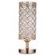 thumbnail image 2 of Lámpara de mesa Lámpara de mesita de noche de cristal Neoglint luz decorativa de escritorio con puertos de carga USB Dual lámpara de mesita de noche moderna para dormitorio sala de estar comedor Ofici Neoglint Lámpara de mesa, 2 of 3