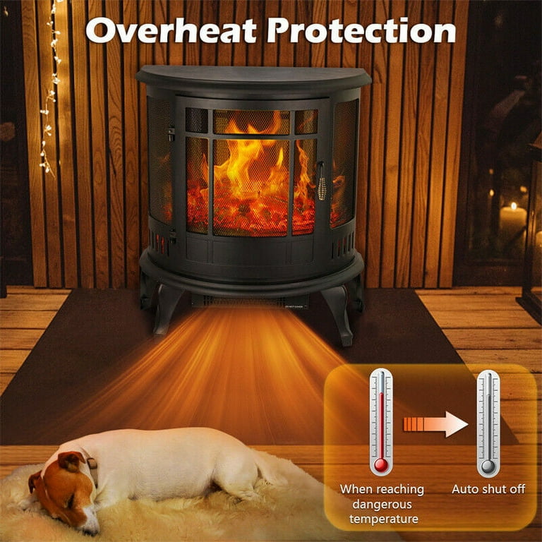 YouLoveIt Electric Fireplace Stove, 1500W 27