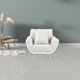 thumbnail image 4 of 1:12 casa de de sofá con almohada mobiliario modelo para niñas DIY juguete de la decoración artesanía accesorio blanco Baoblaze Sofá de casa de muñecas, 4 of 8